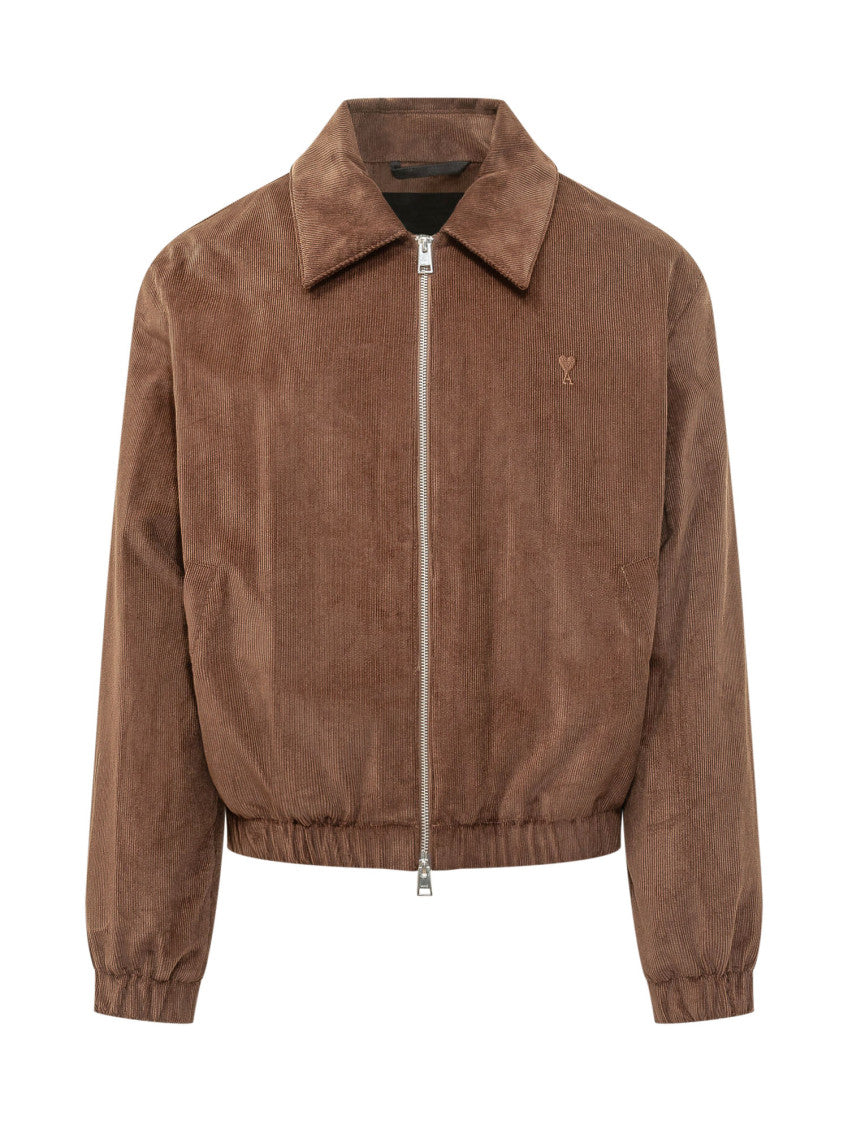 Brown Shirt Collar Jacket 1