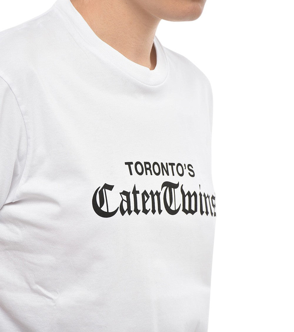 White Crew Neck T-Shirt 4