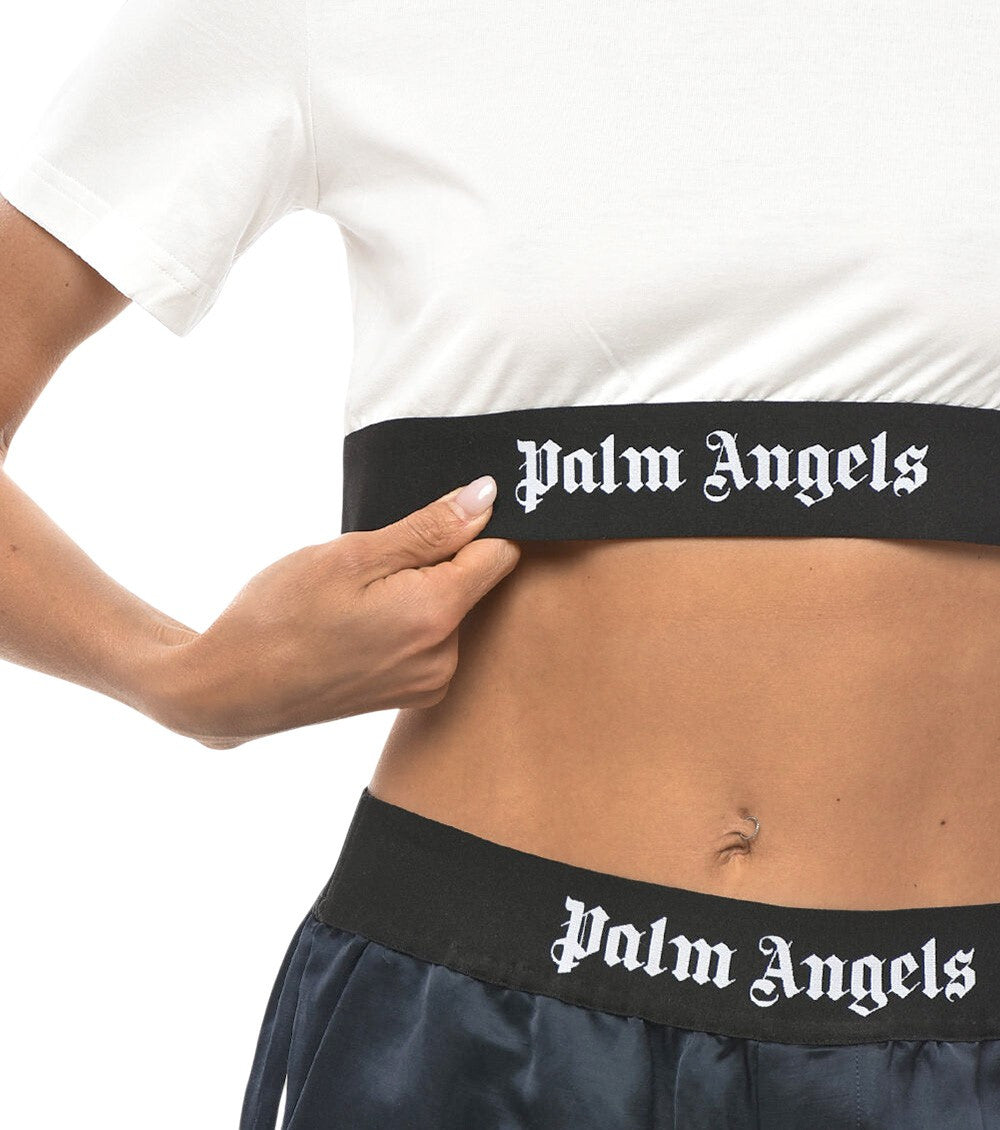 White Cropped T-Shirt 3