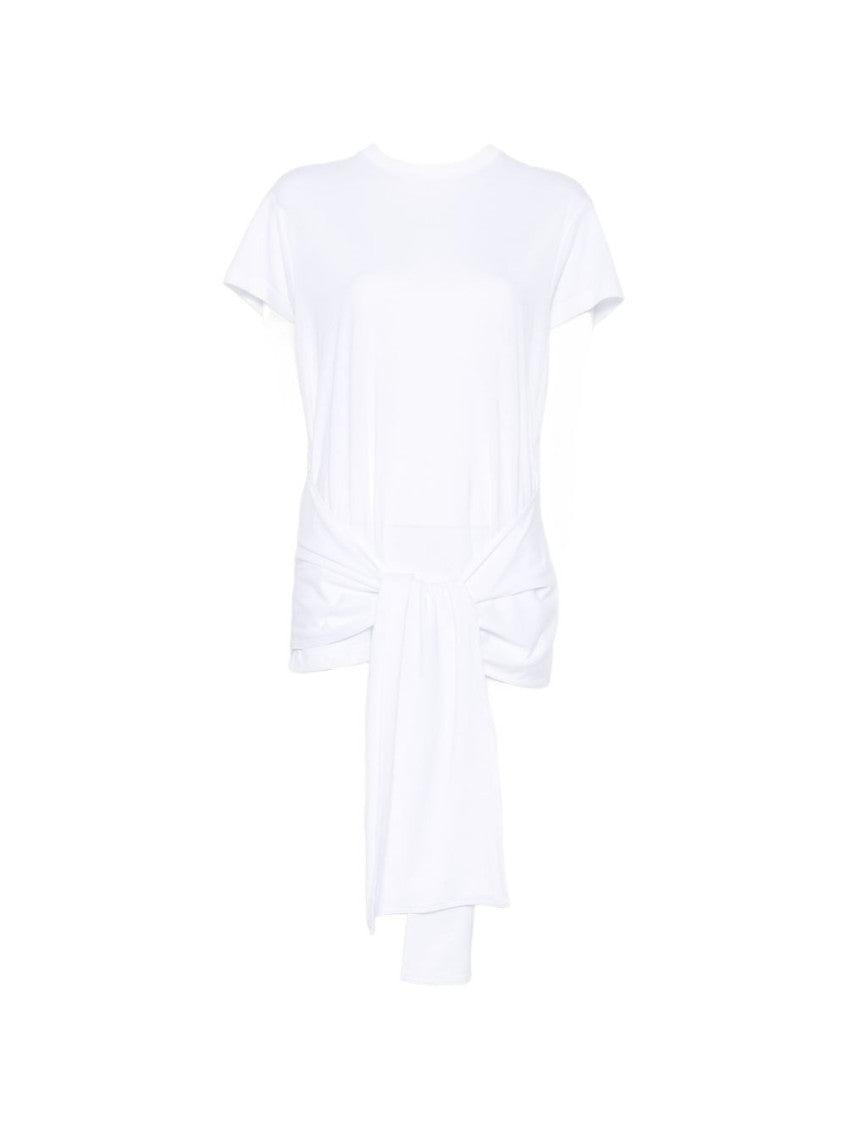 White Tie-Waist T-Shirt 1