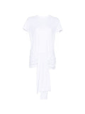 White Tie-Waist T-Shirt 1