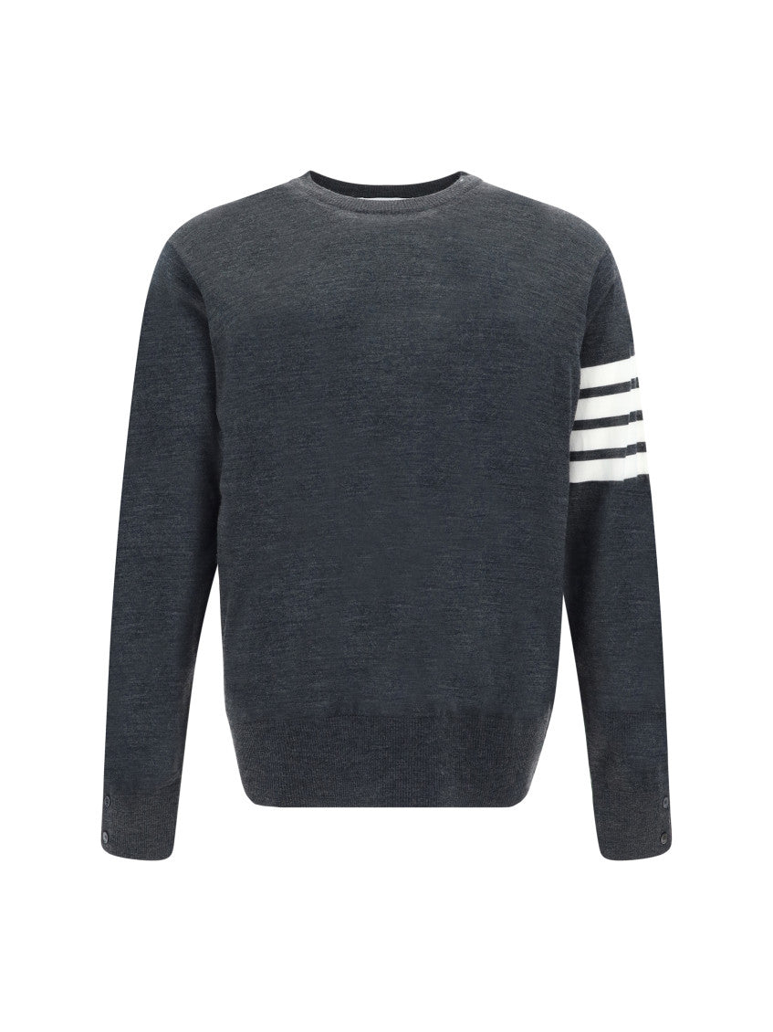 Dark Grey Stripes Sweater 1