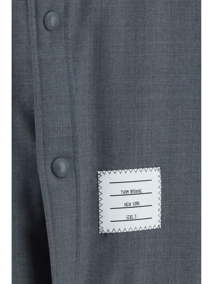 Grey Regular Stripes Shirt 3