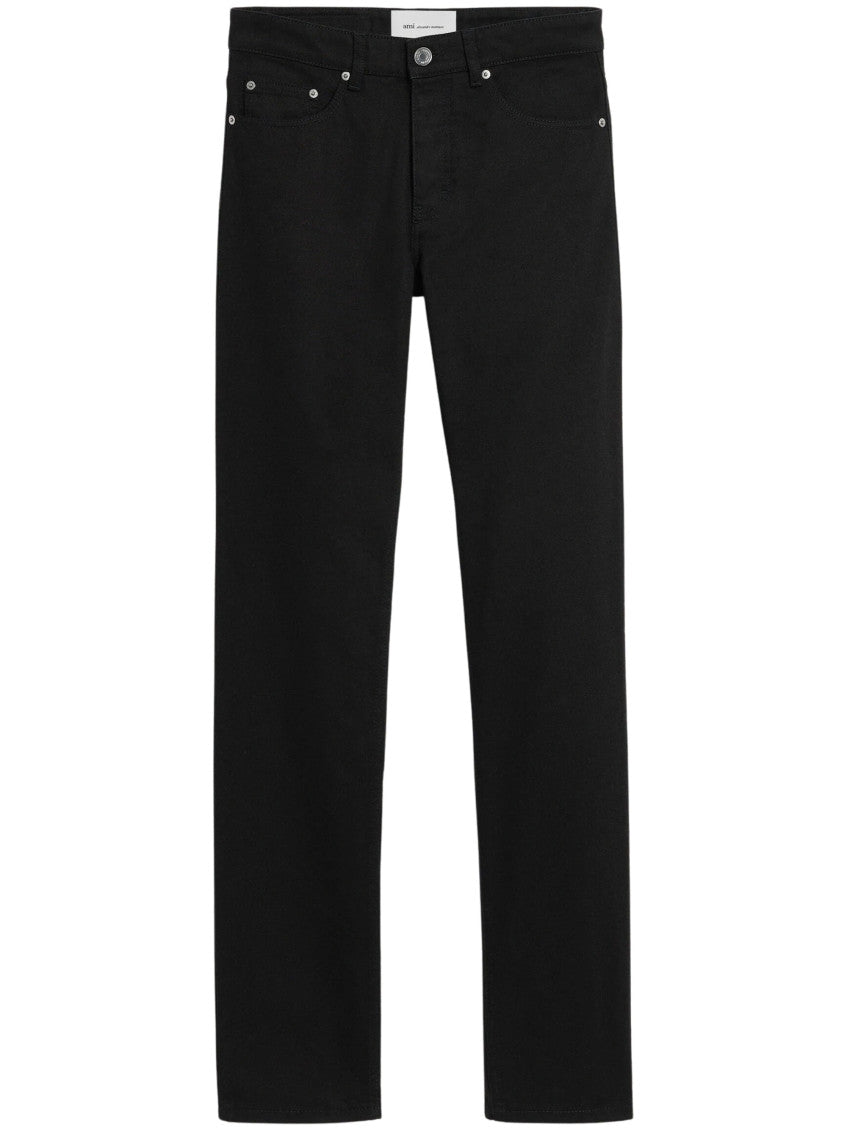 Black Mid Rise Jeans 1