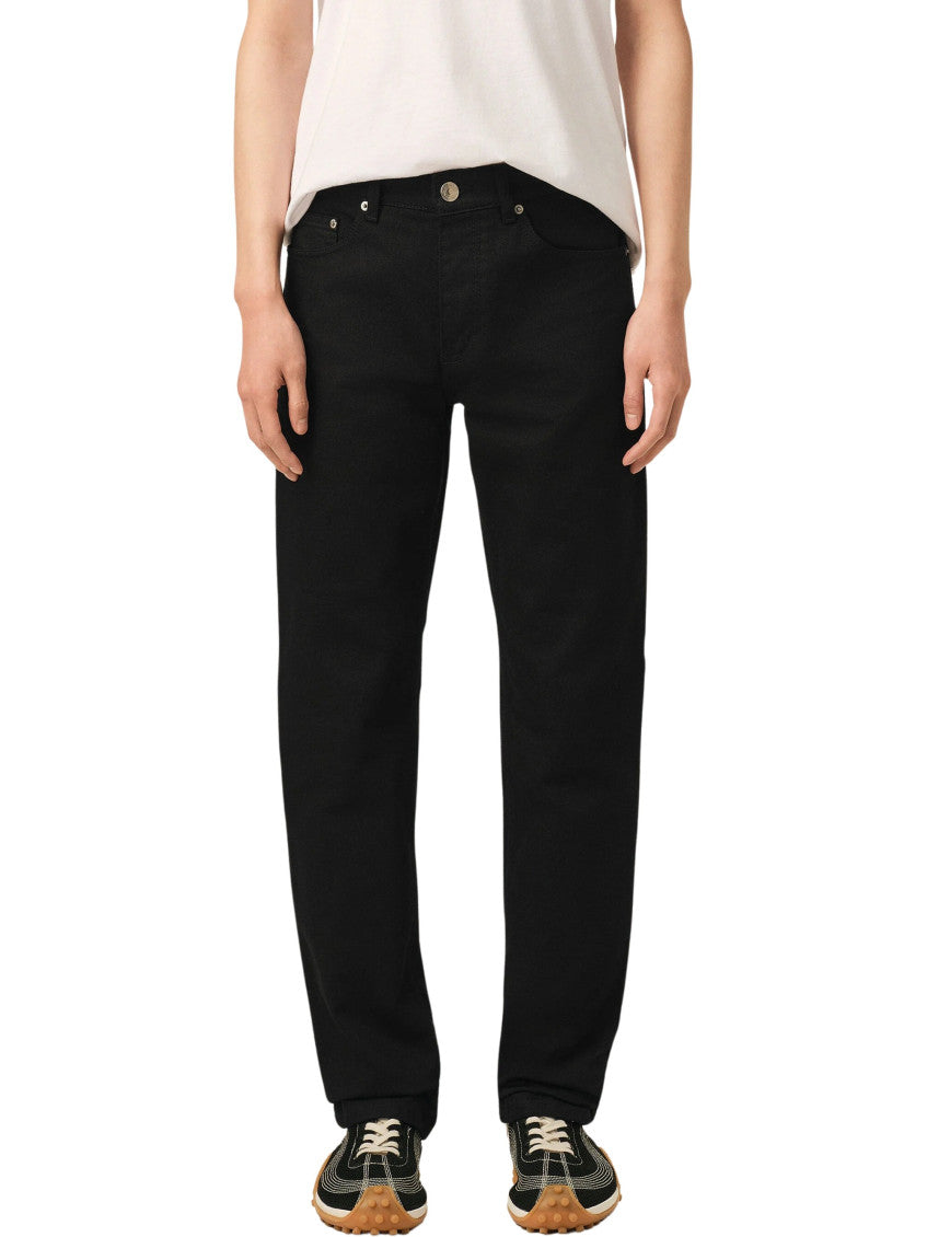 Black Mid Rise Jeans 2