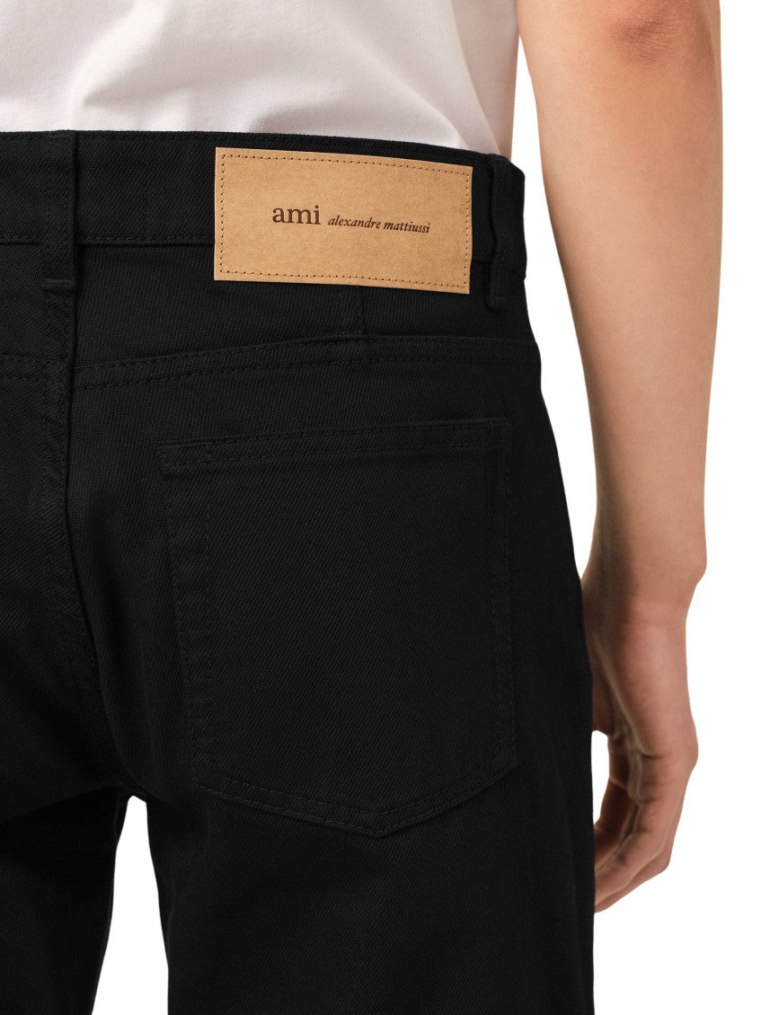 Black Mid Rise Jeans 4