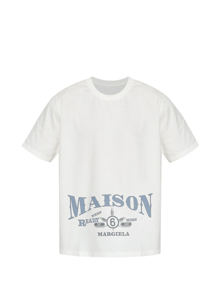 White Graphic Logo T-Shirt 1