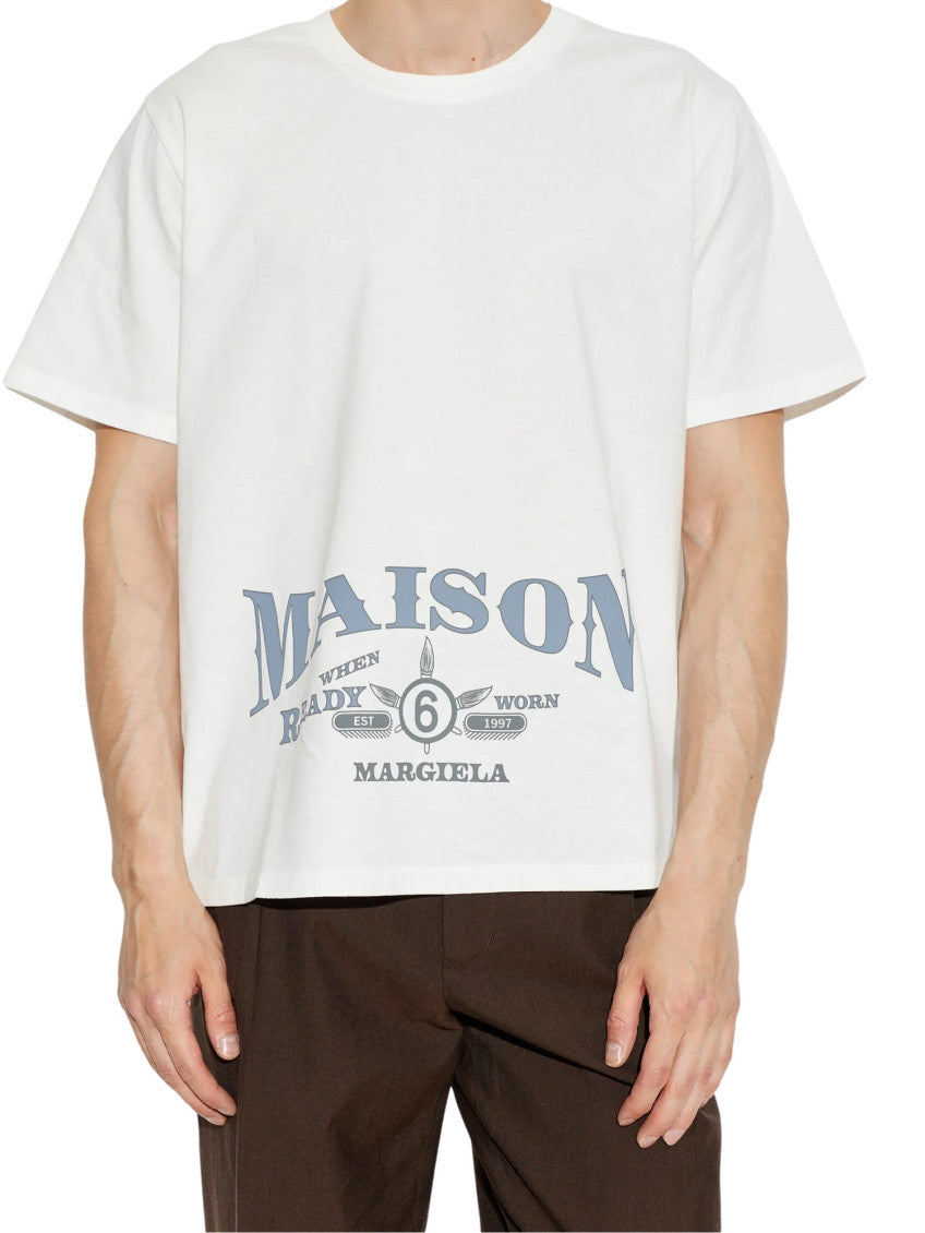 White Graphic Logo T-Shirt 2
