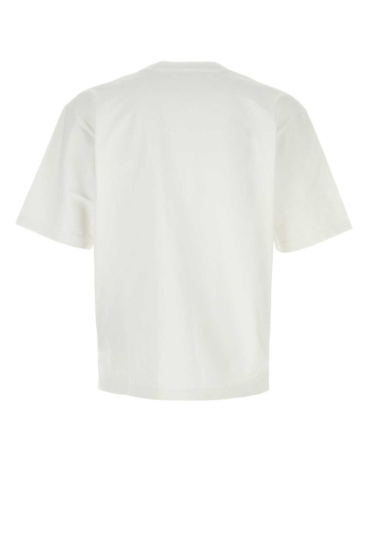White Crew Neck T-Shirt 2