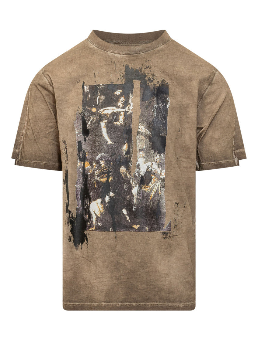 Brown Crew Neck T-Shirt 1