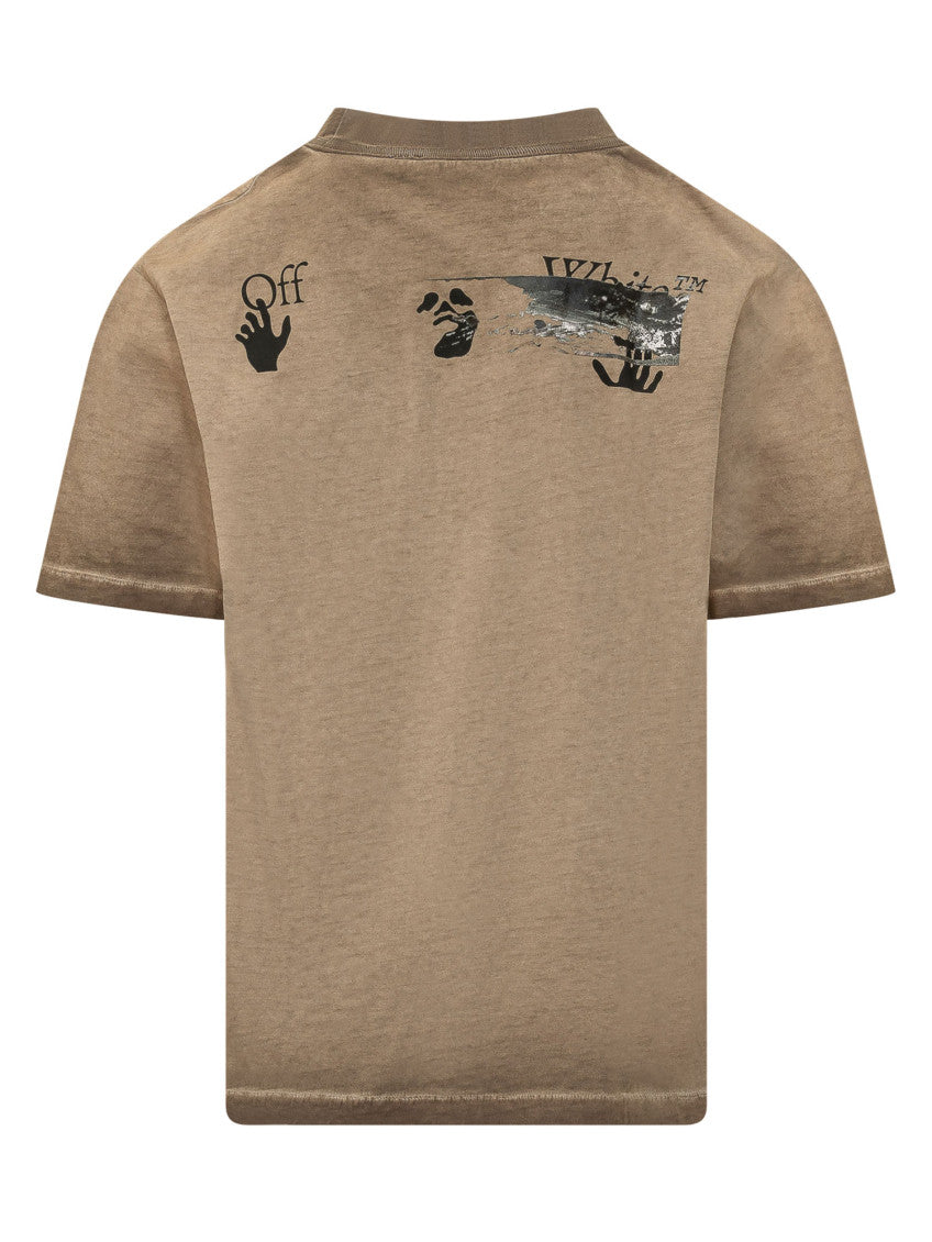 Brown Crew Neck T-Shirt 2