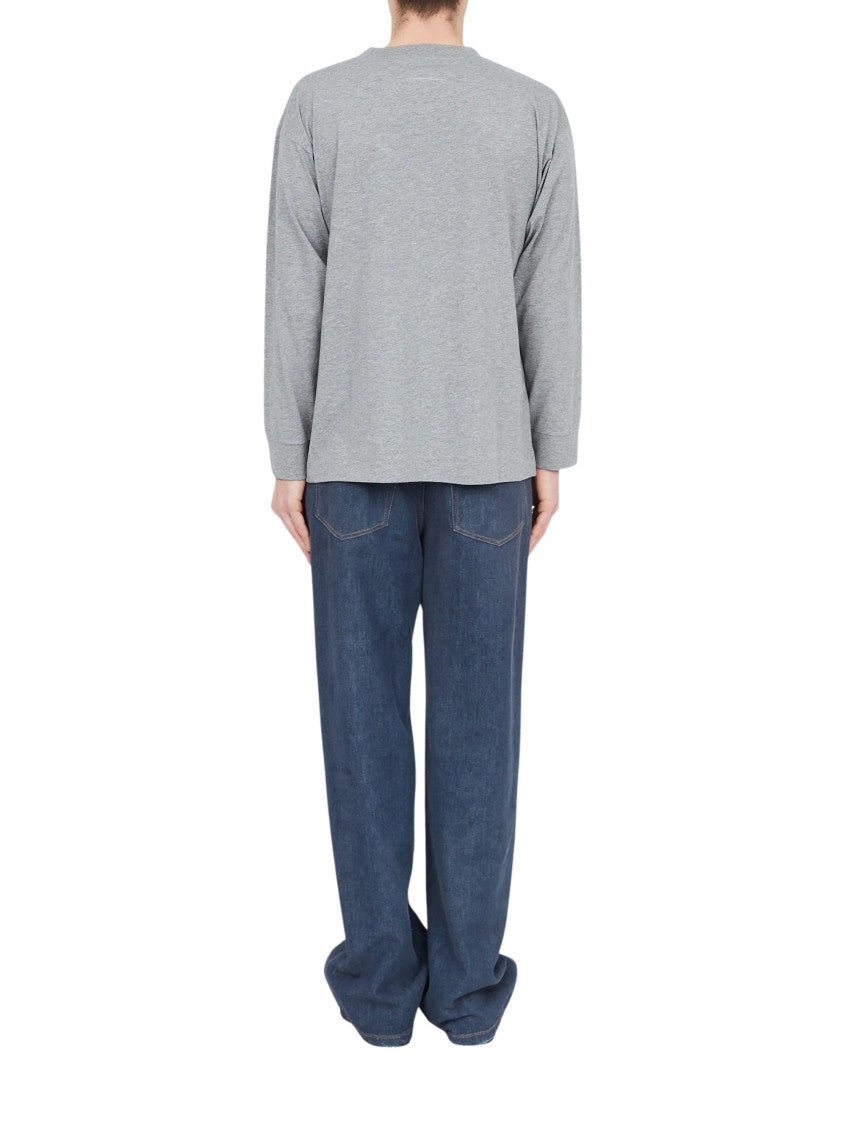 Grey Crew Neck T-Shirt 3