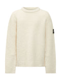 Kids White Knitted Sweater 1