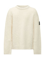 Kids White Knitted Sweater 1