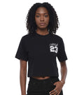 Black Cropped T-Shirt 1