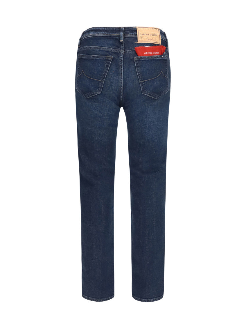 Blue Mid Rise Jeans 2