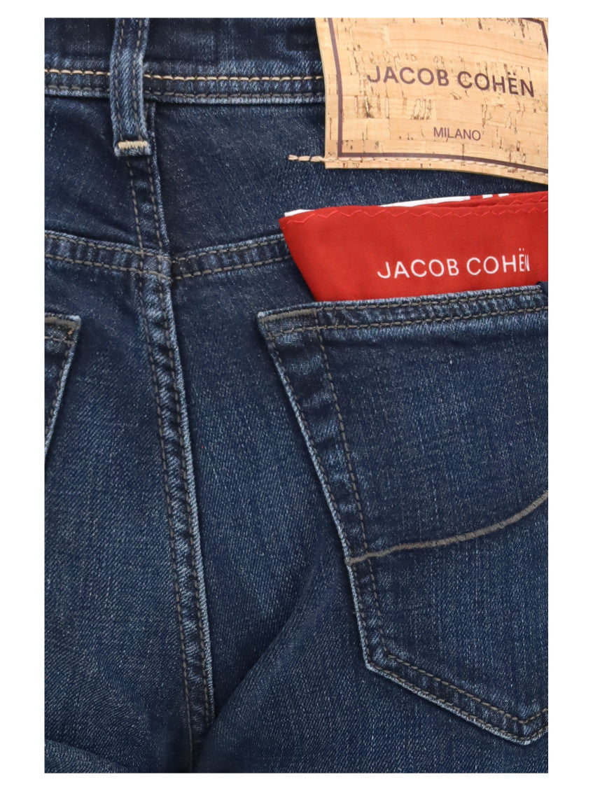 Blue Mid Rise Jeans 3