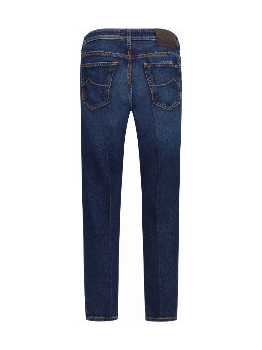 Blue Mid Rise Jeans 2
