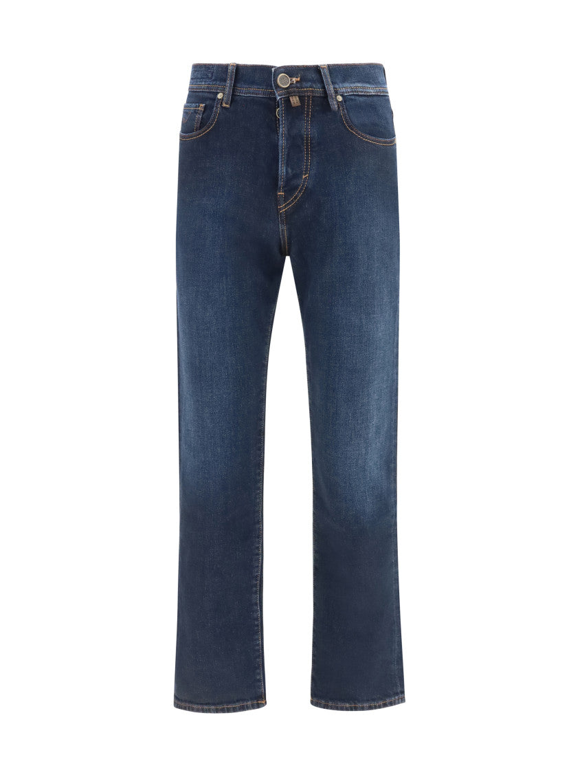 Blue Mid Rise Jeans 1
