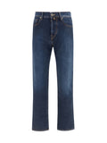 Blue Mid Rise Jeans 1