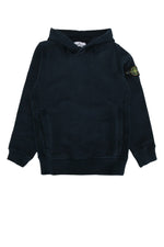 Kids Navy Blue Logo Hoodie 1