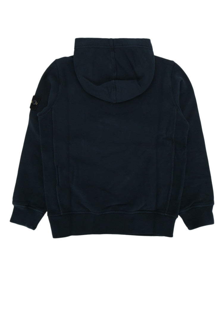 Kids Navy Blue Logo Hoodie 2