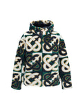 Multicolor Logo Fleece Jacket 1