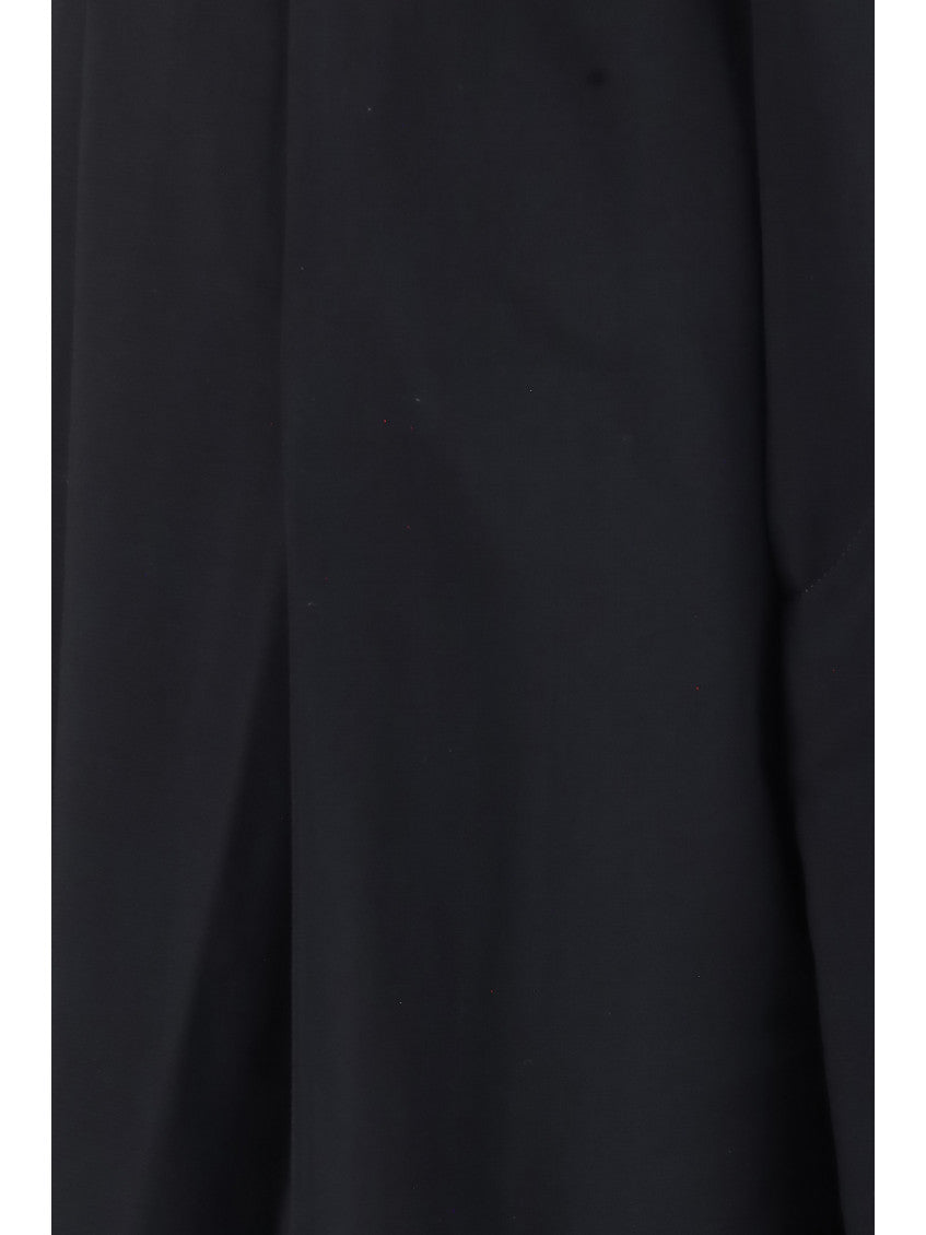 Dark Blue Pleated Trousers 3