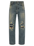 Blue Mid Rise Jeans 1