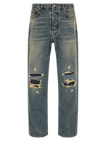 Blue Mid Rise Jeans 1