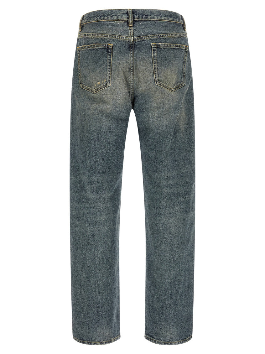 Blue Mid Rise Jeans 2