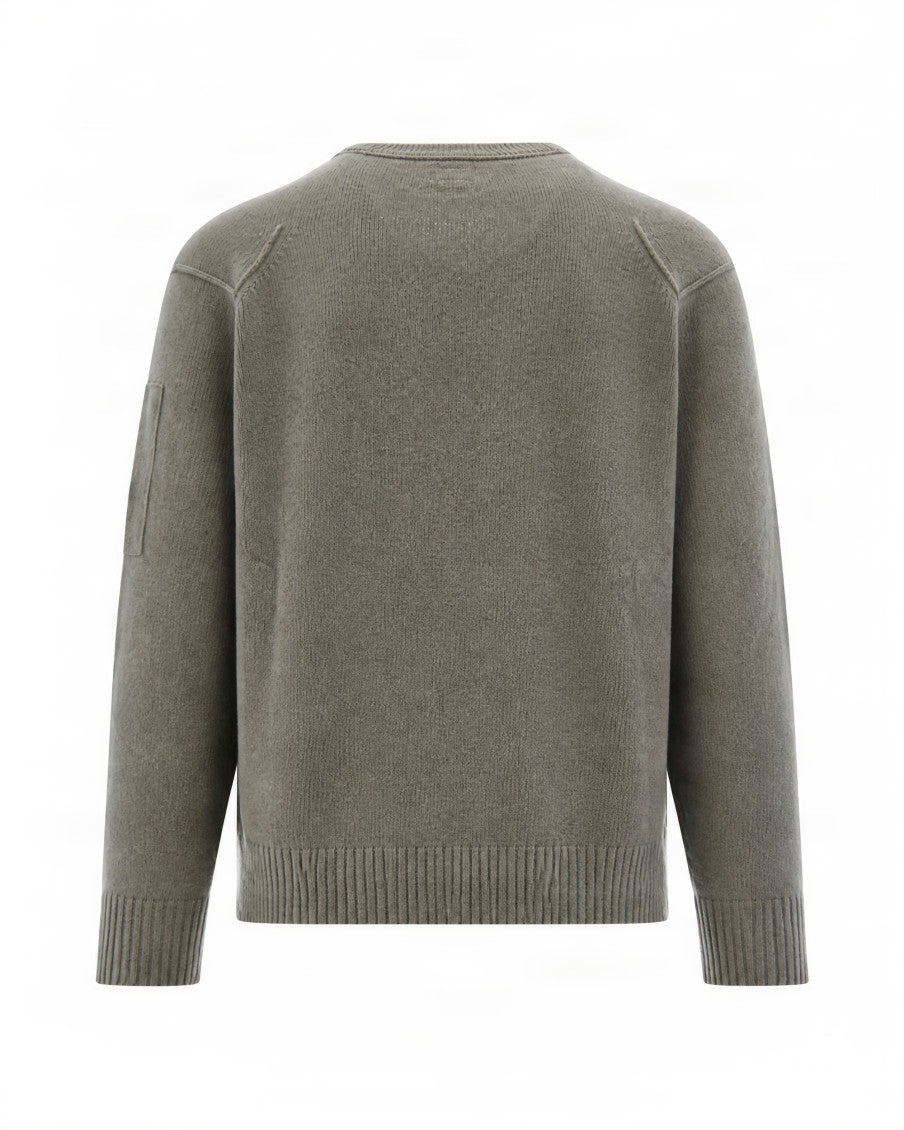 Grey Crew Neck Sweater 2