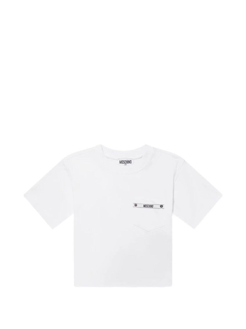 Boys White Logo T-Shirt 1
