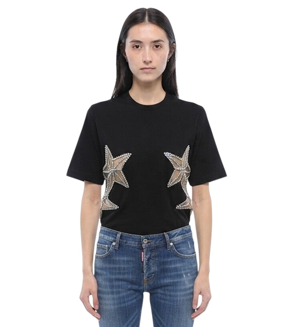 Black Crew Neck T-Shirt 1