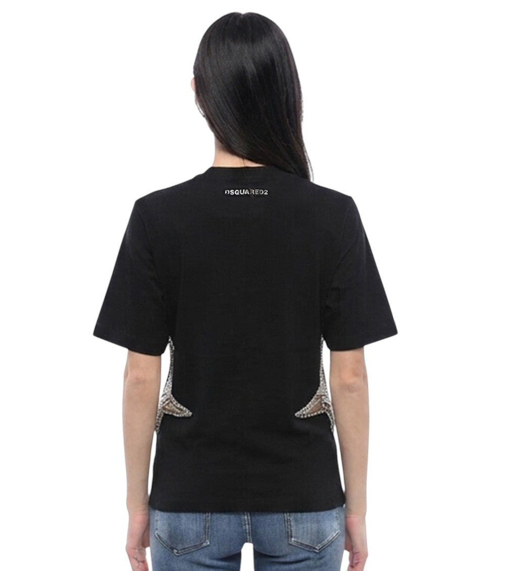 Black Crew Neck T-Shirt 2