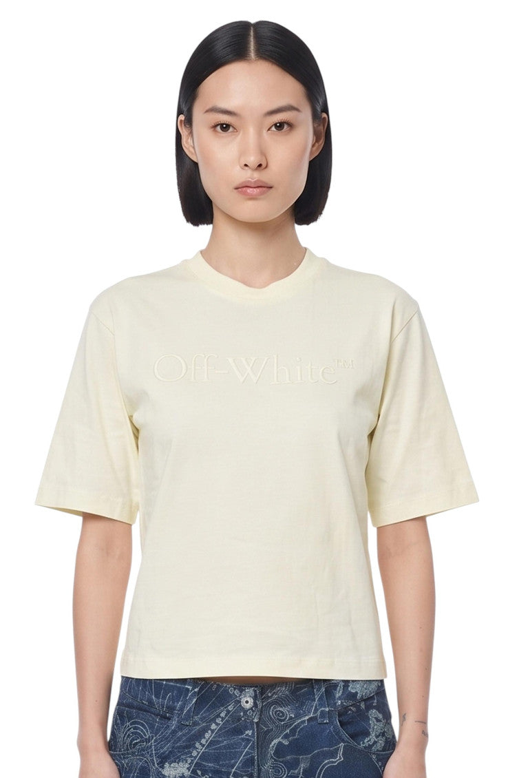 Off White Crew Neck T-Shirt 1