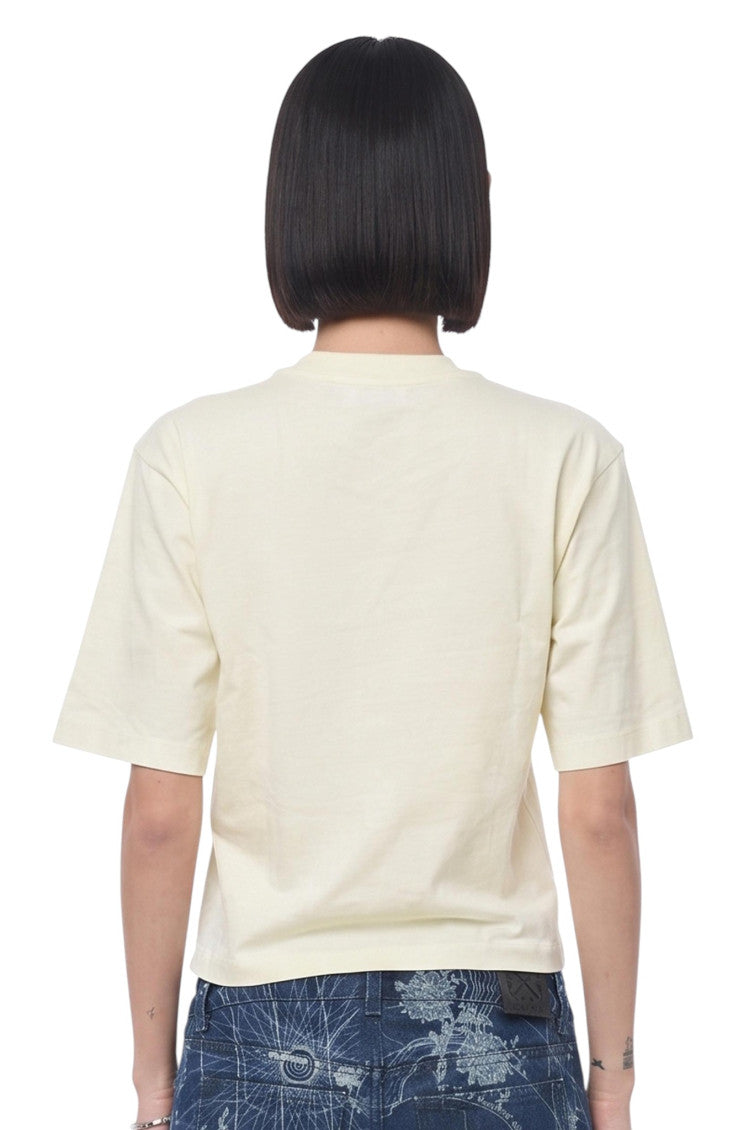 Off White Crew Neck T-Shirt 2