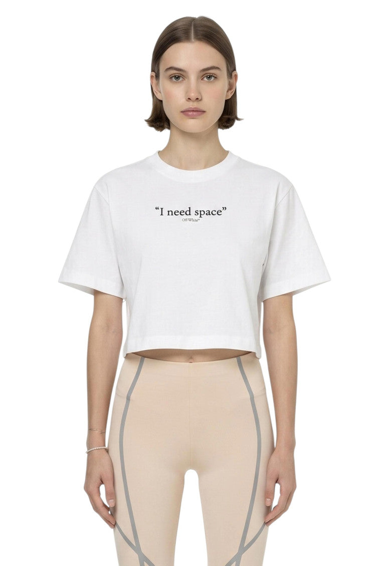 White Crew Neck T-Shirt 1