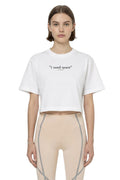 White Crew Neck T-Shirt 1