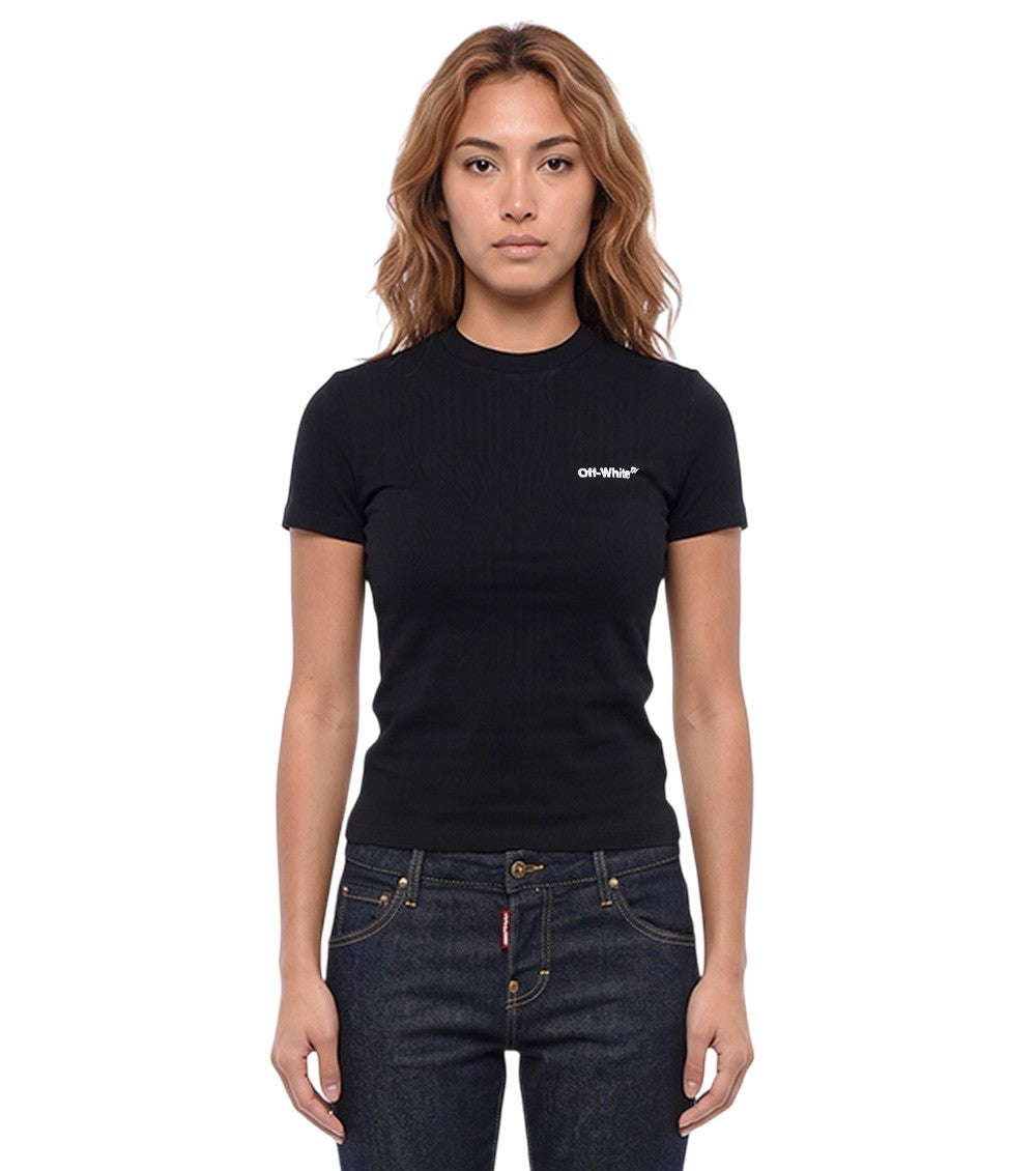 Black Crew Neck T-Shirt 1