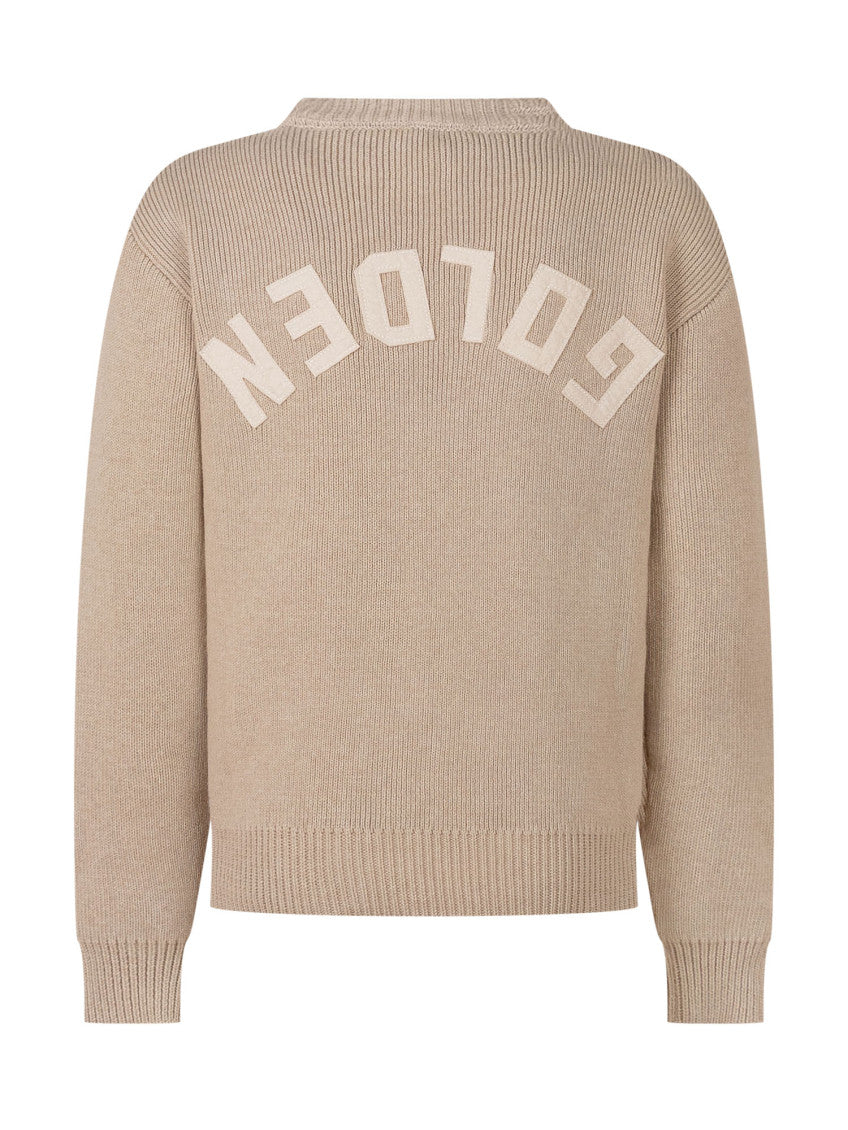 Kids Beige Knitted Sweater 2