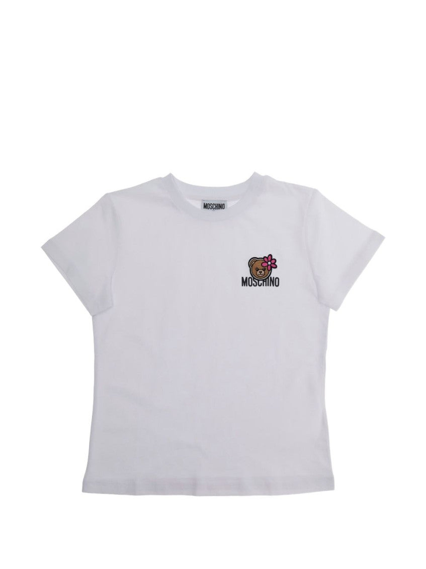 Boys White Logo T-Shirt 1