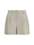 Beige Logo Shorts 1