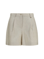 Beige Logo Shorts 1