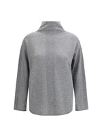 Grey Knitted Turtle Neck Sweater 1