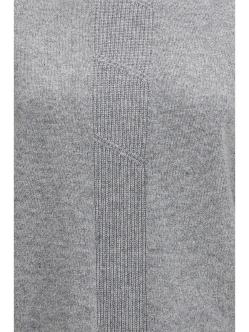 Grey Knitted Turtle Neck Sweater 3