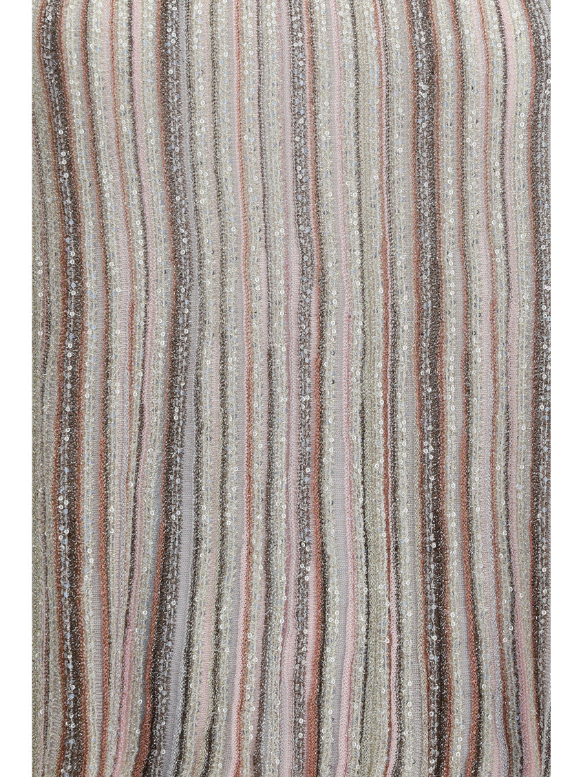 Multicolor Stripes Crew Neck Top 3