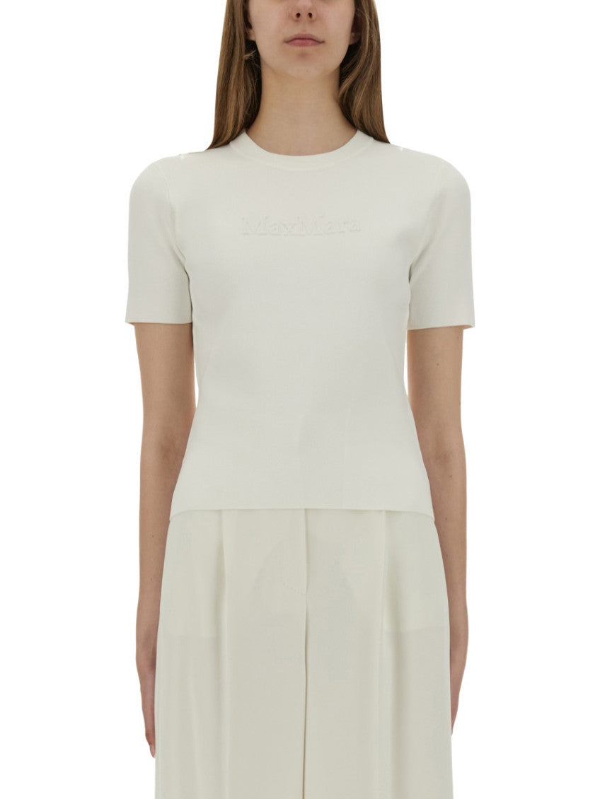White Crew Neck T-Shirt 1