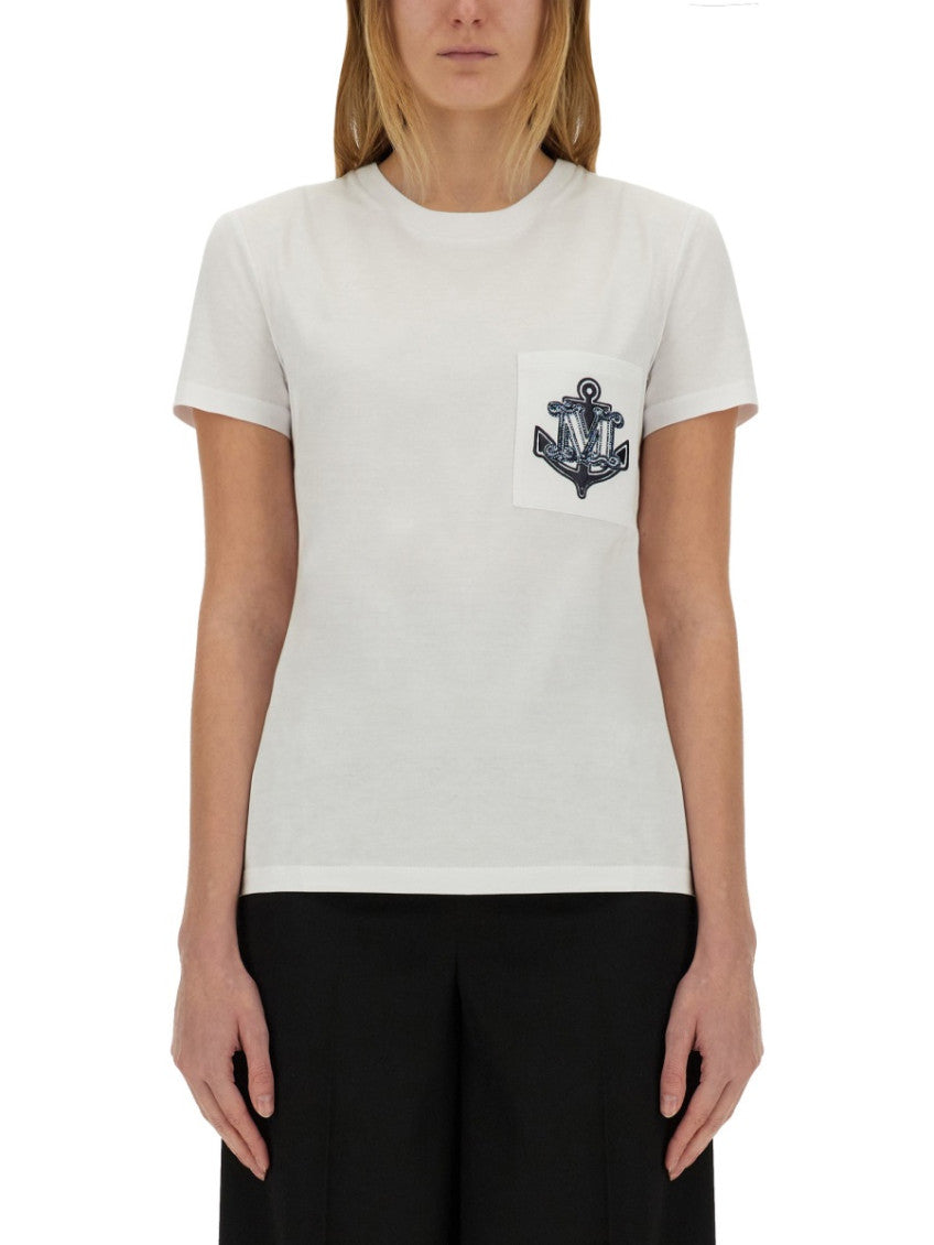 White Crew Neck T-Shirt 1