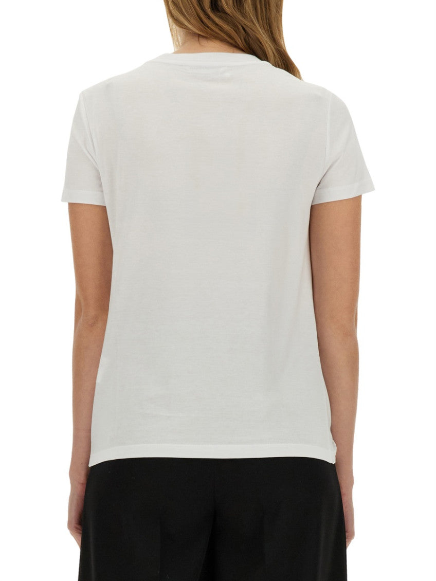 White Crew Neck T-Shirt 3